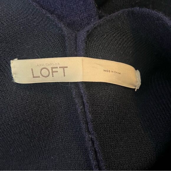 Loft Color-block Tassel Poncho Wrap - Picture 4 of 4